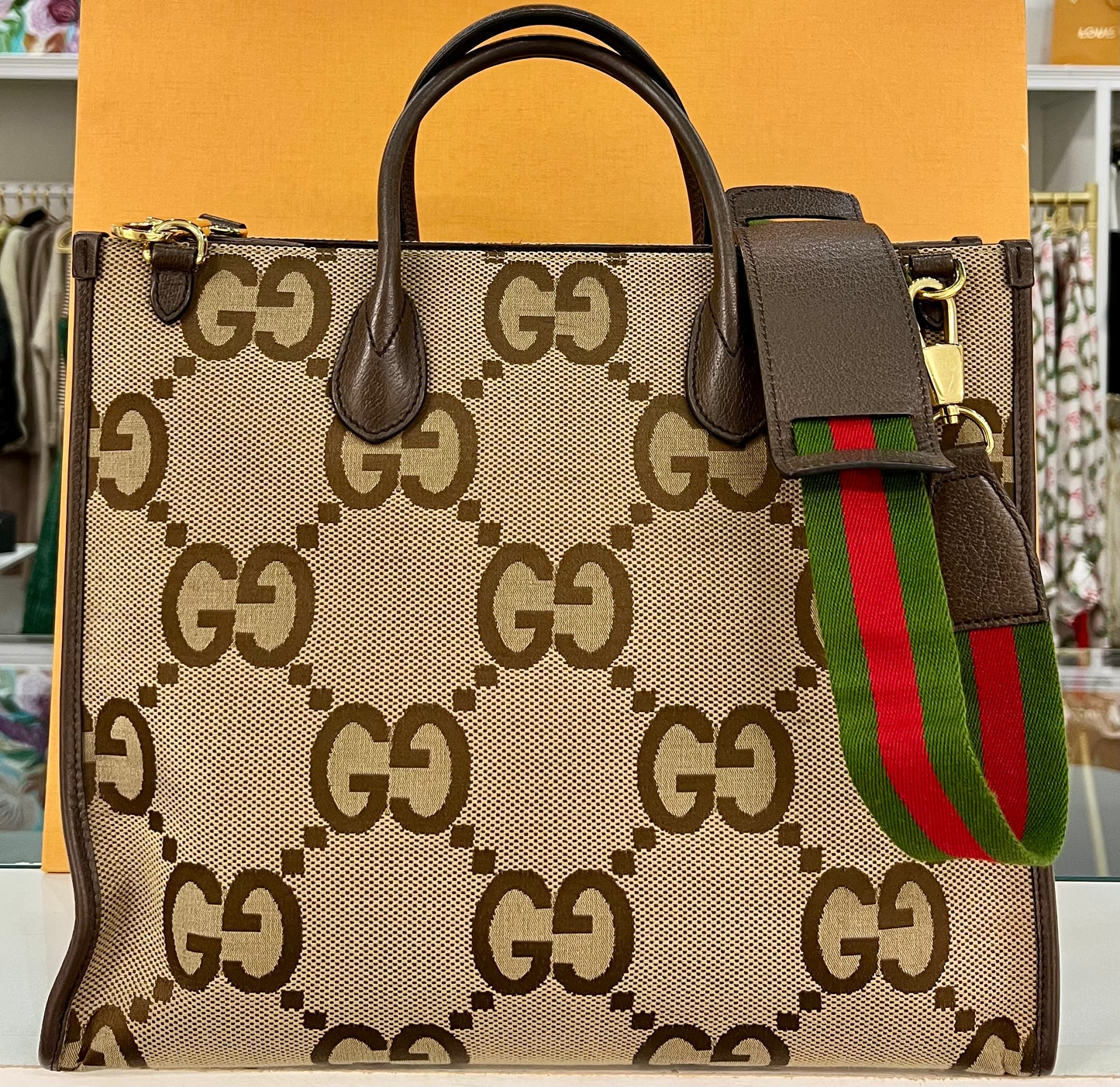 Gucci Web Tote Large