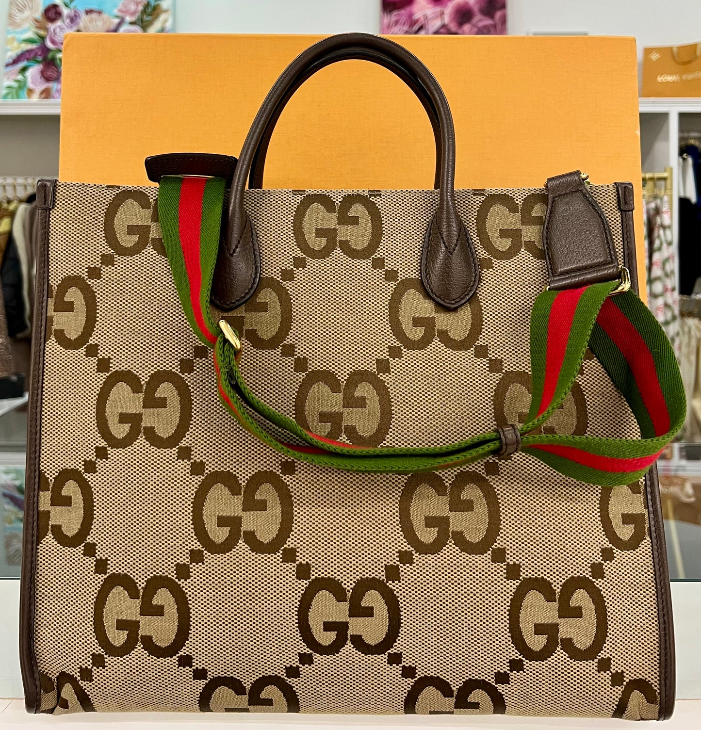 Gucci Web Tote Large
