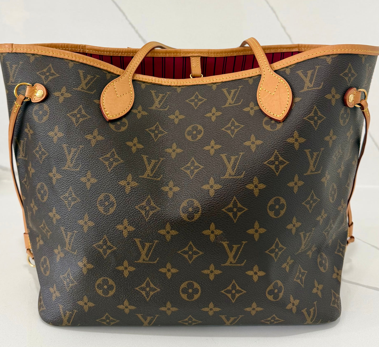 Neverfull MM Monogram/Pink