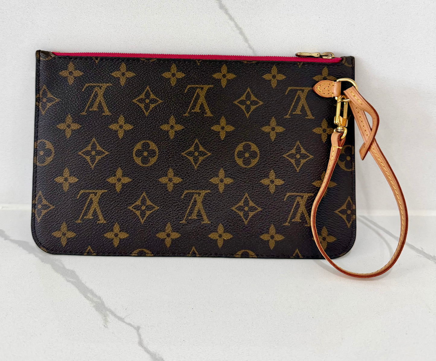 Wristlet Monogram/Pink