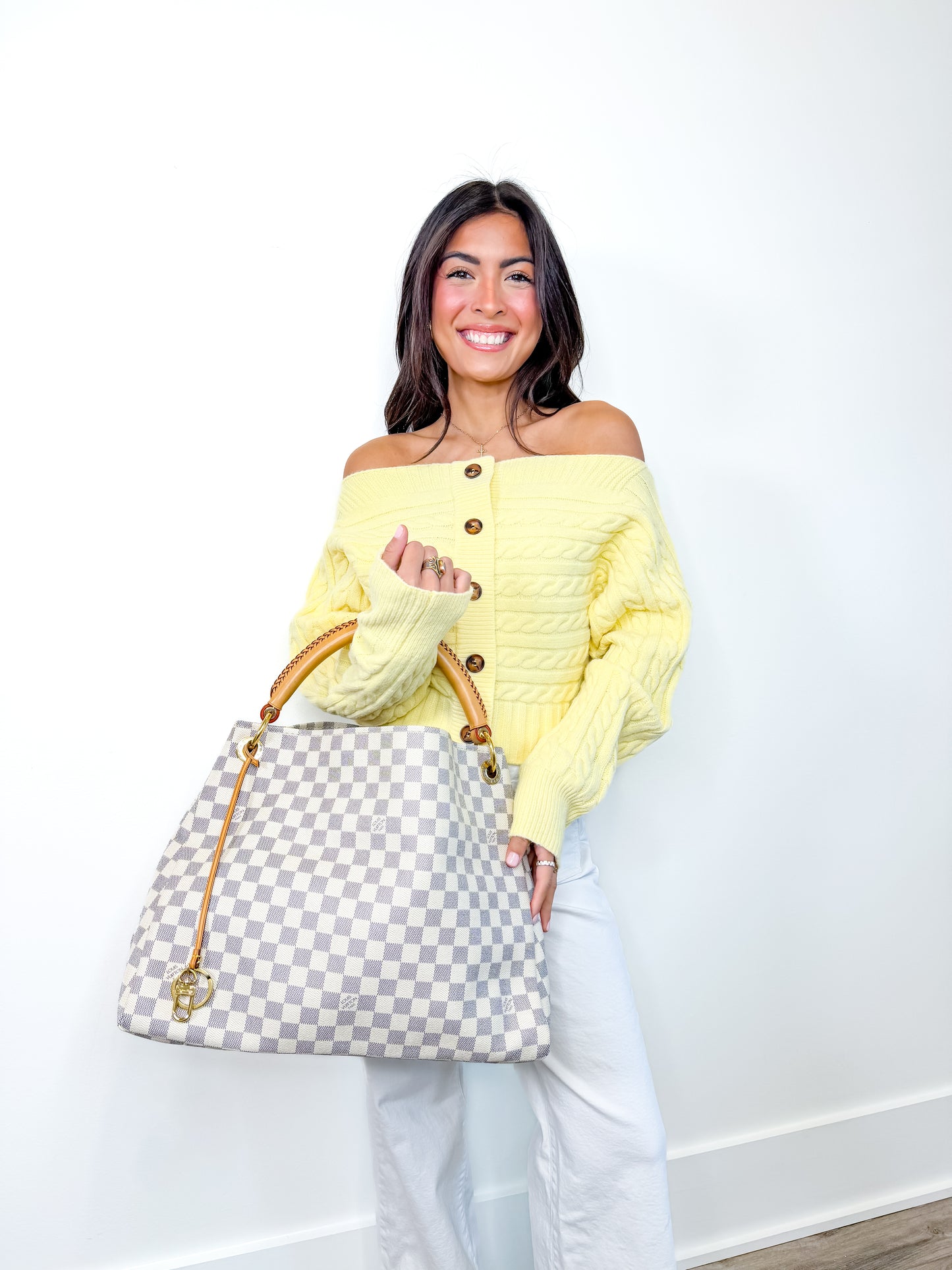 Artsy MM Damier Azur