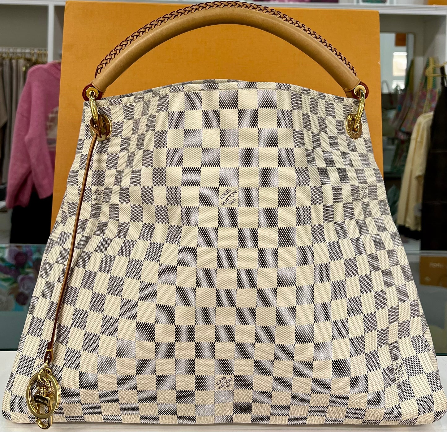 Artsy MM Damier Azur