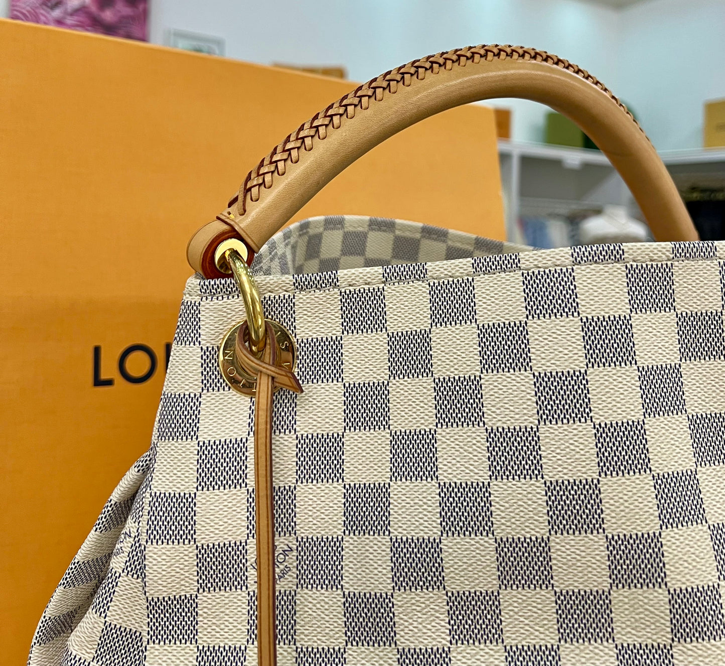Artsy MM Damier Azur