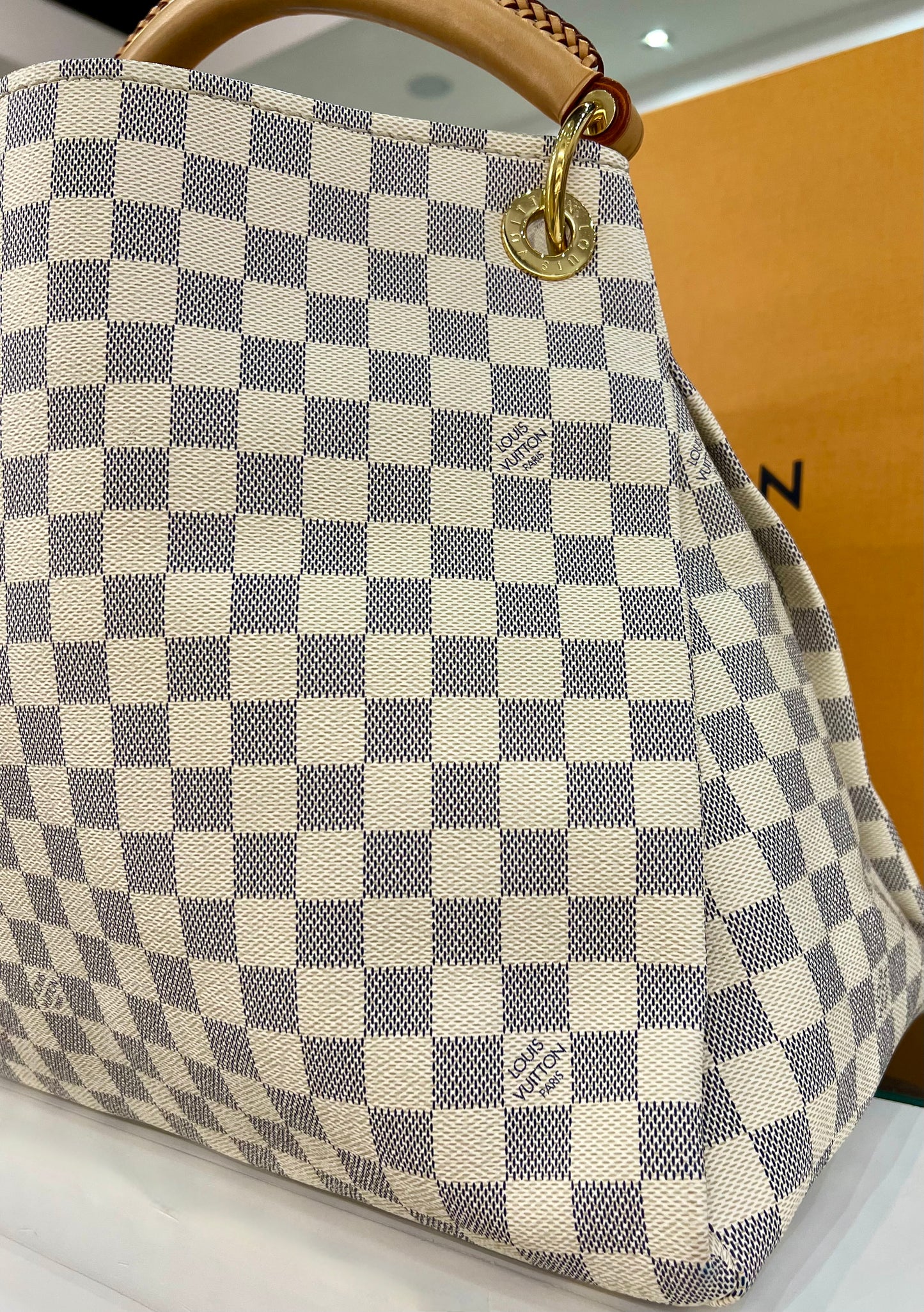 Artsy MM Damier Azur