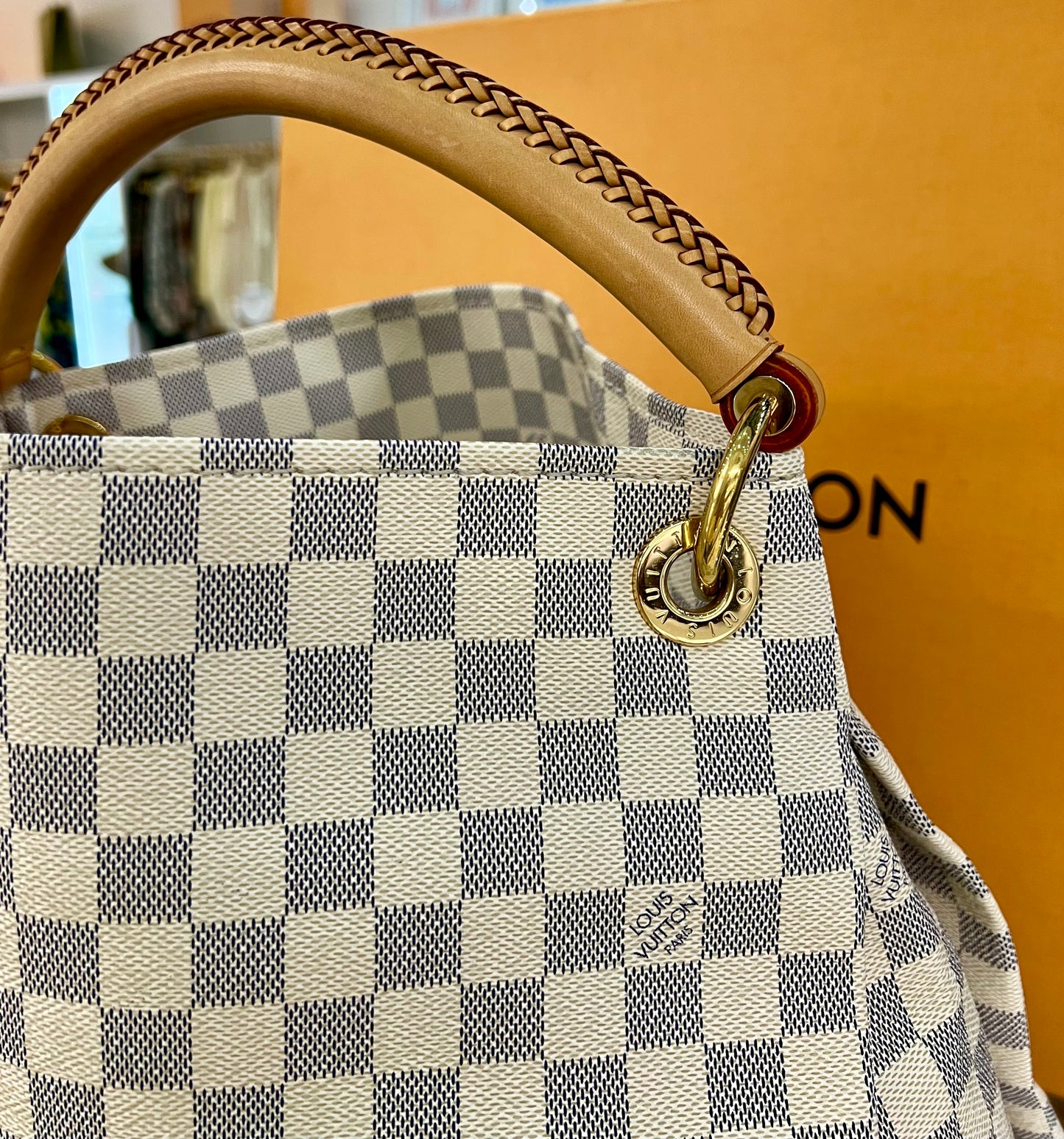 Artsy MM Damier Azur