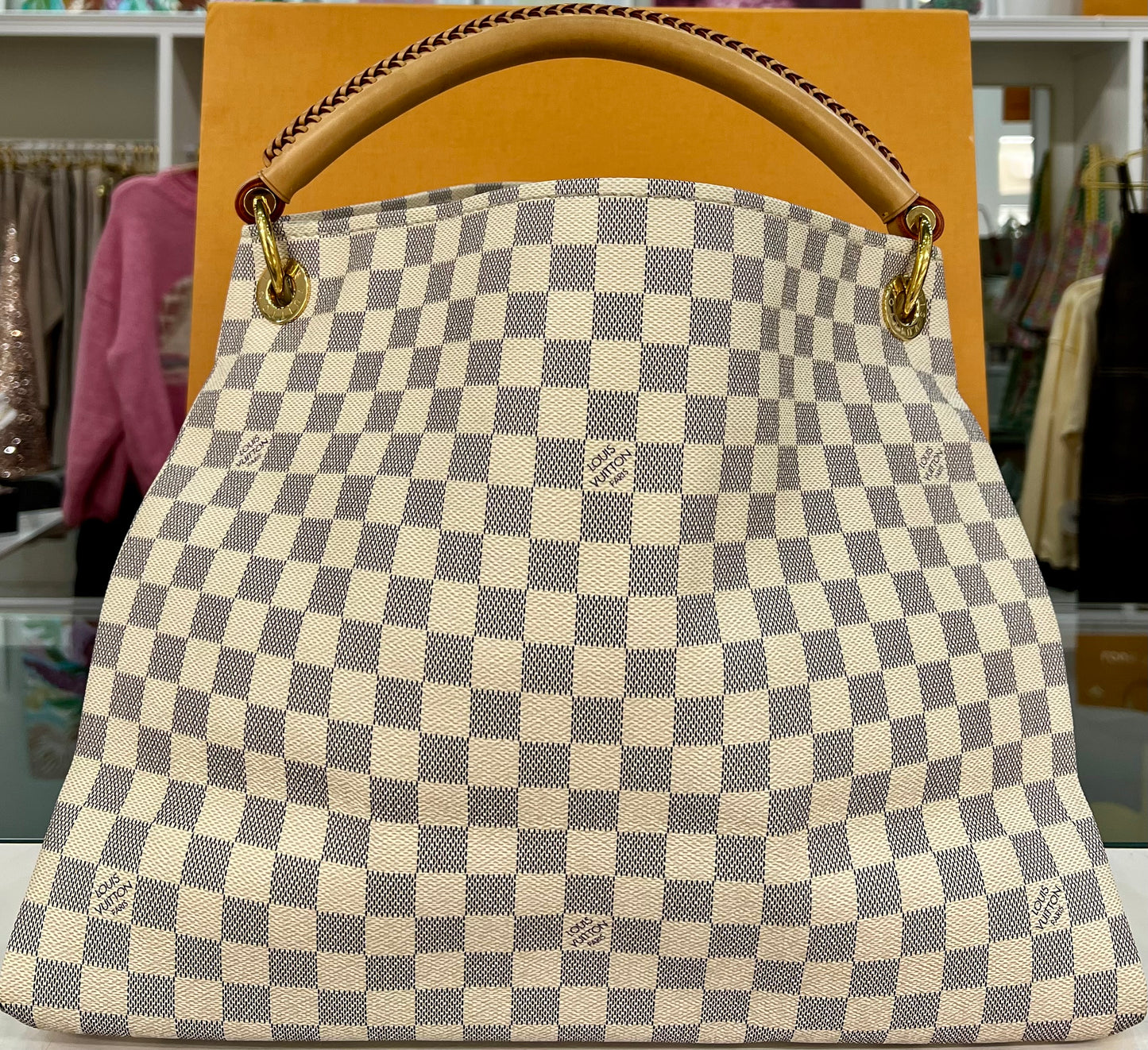Artsy MM Damier Azur
