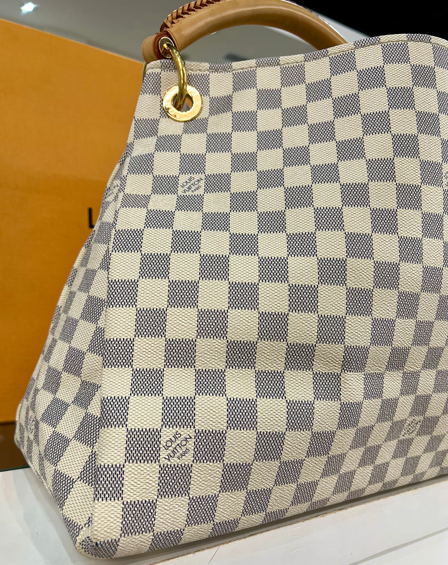 Artsy MM Damier Azur