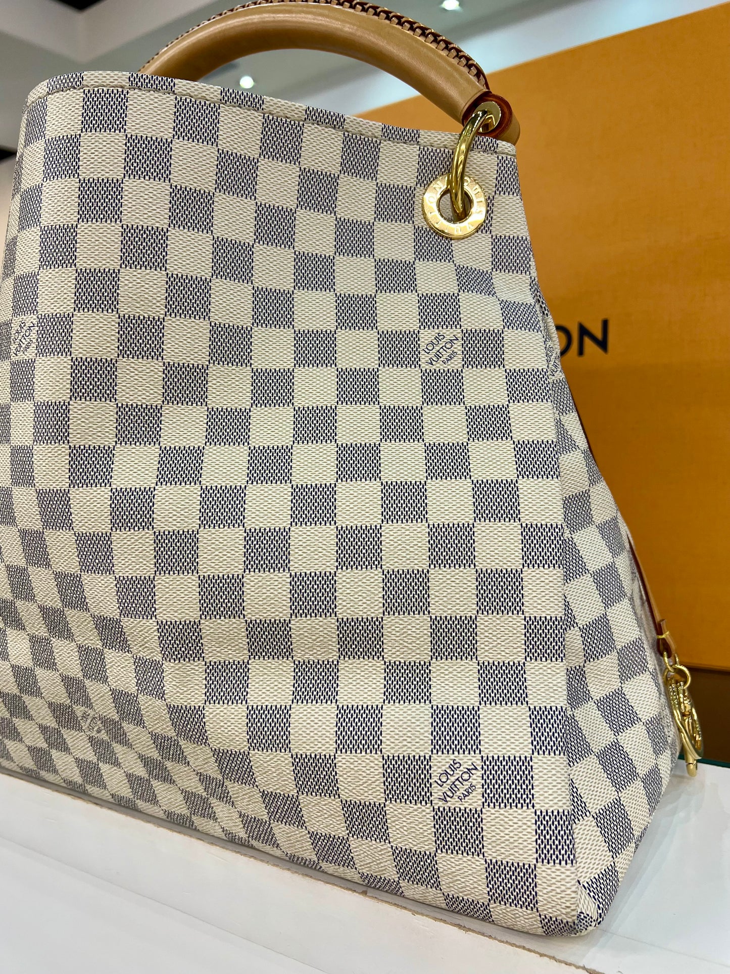 Artsy MM Damier Azur