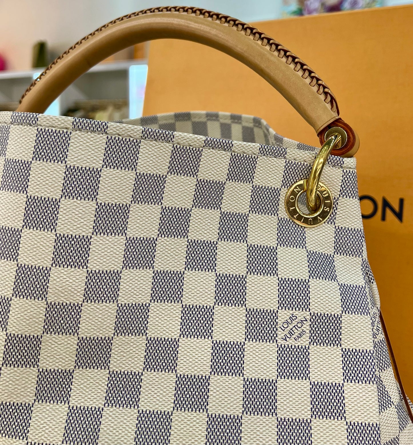 Artsy MM Damier Azur