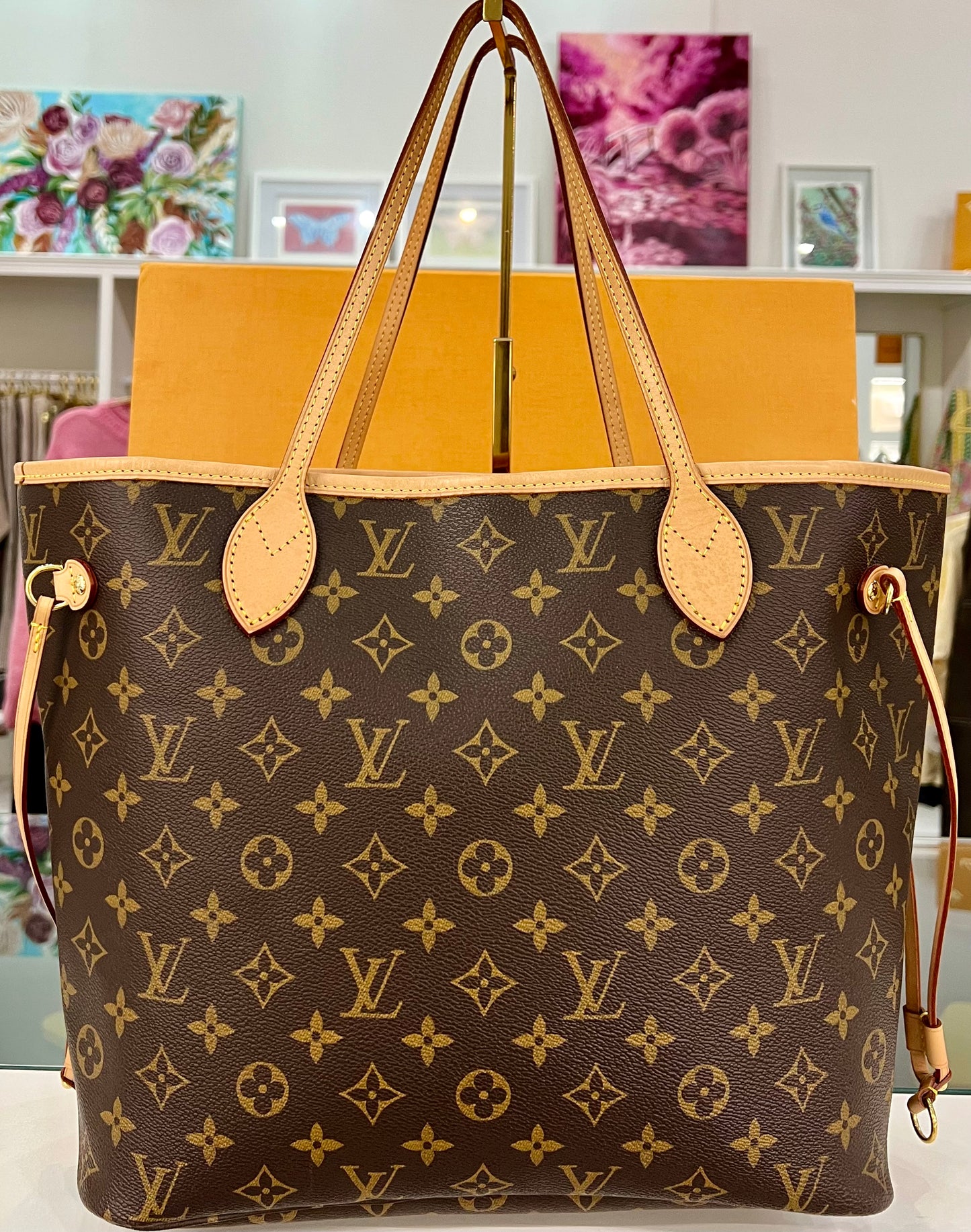 Neverfull MM Monogram/Red