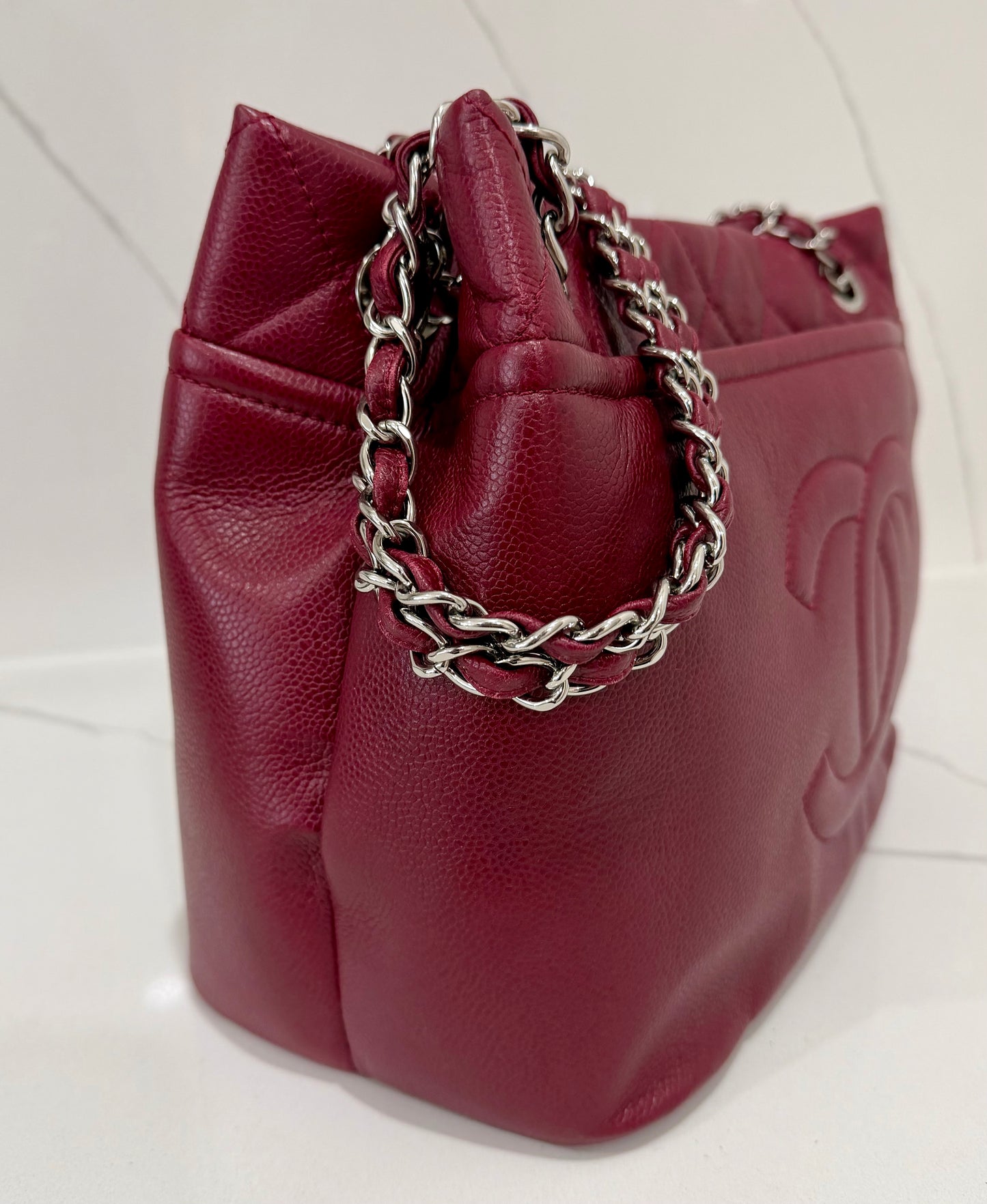 Chanel Timeless CC Tote Red