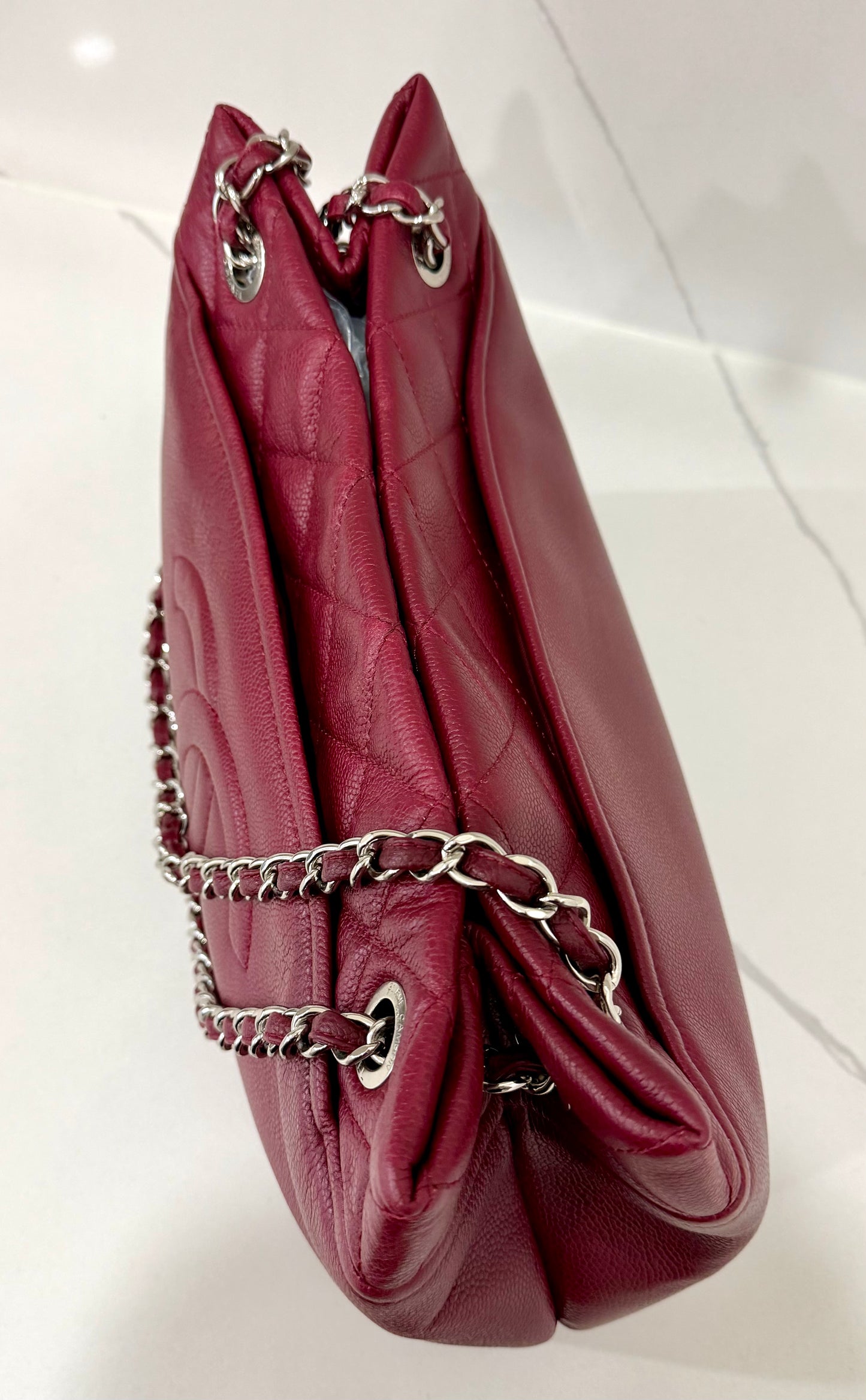Chanel Timeless CC Tote Red