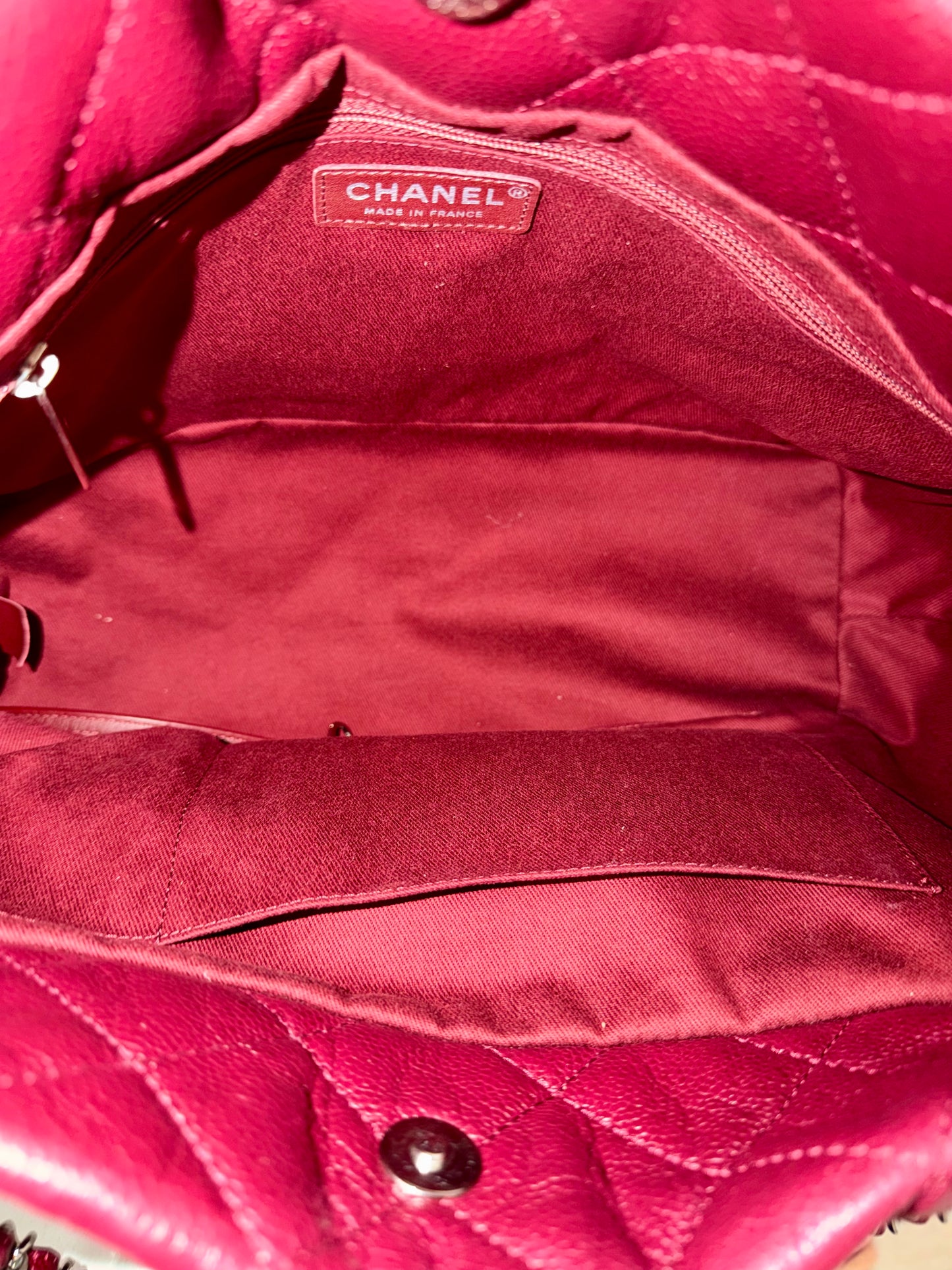 Chanel Timeless CC Tote Red