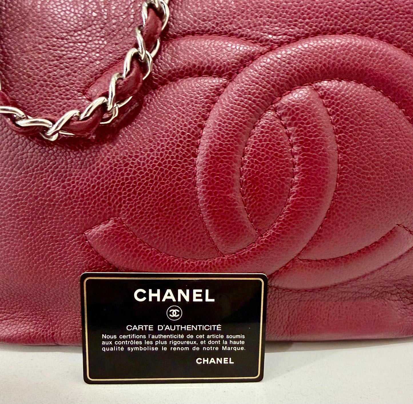Chanel Timeless CC Tote Red