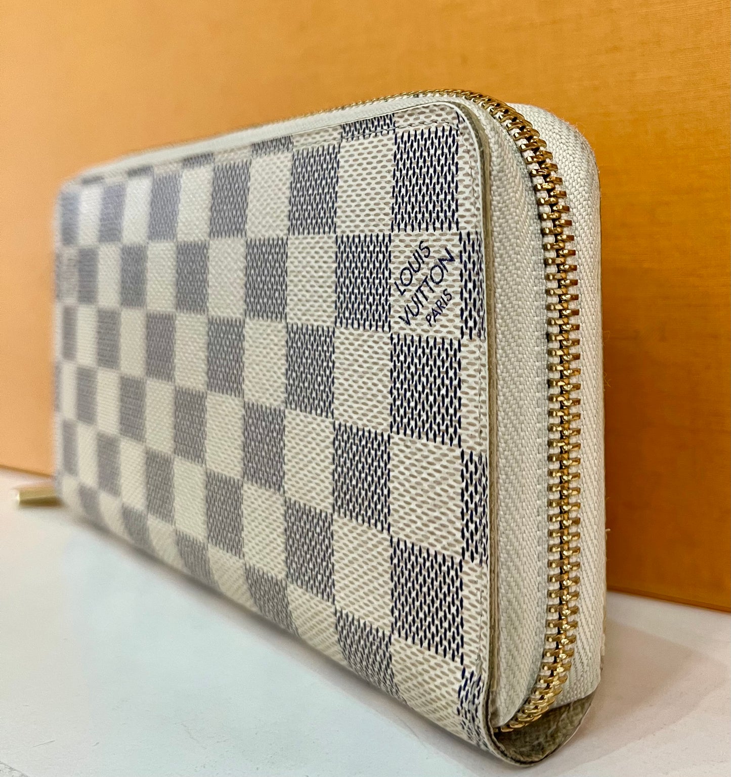 Zippy Wallet Damier Azur