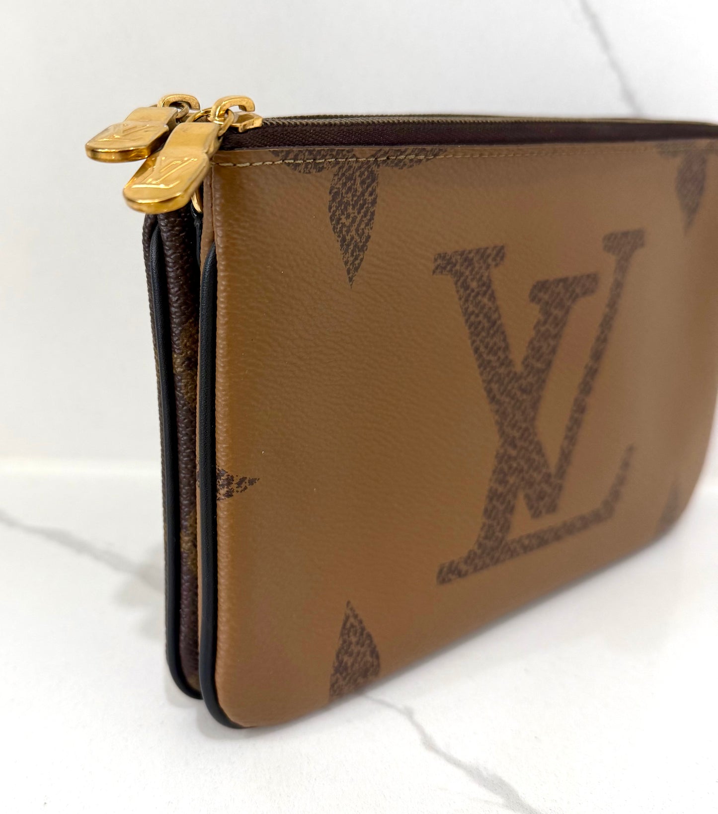 Double Zip Pochette Monogram