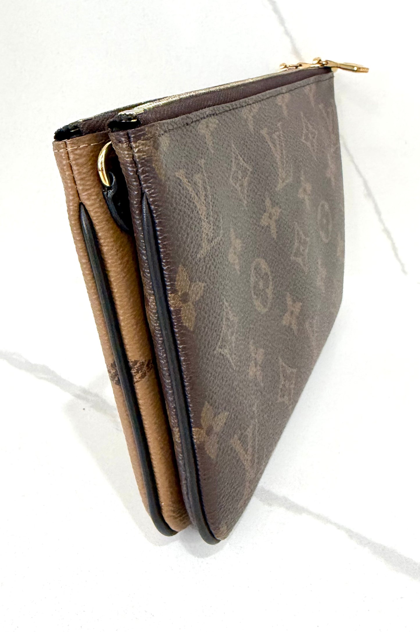 Double Zip Pochette Monogram