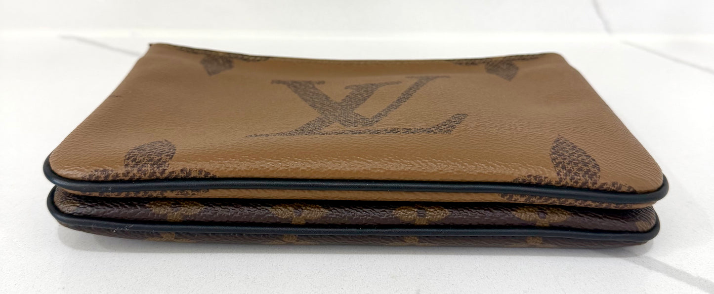 Double Zip Pochette Monogram