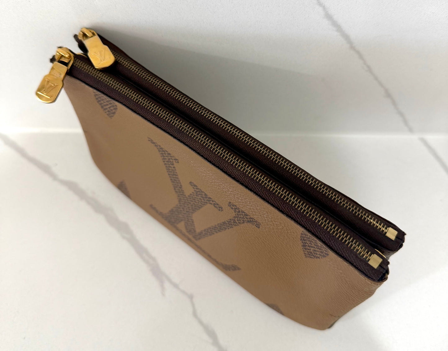 Double Zip Pochette Monogram