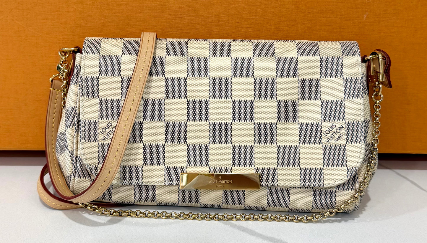 Favorite PM Damier Azur