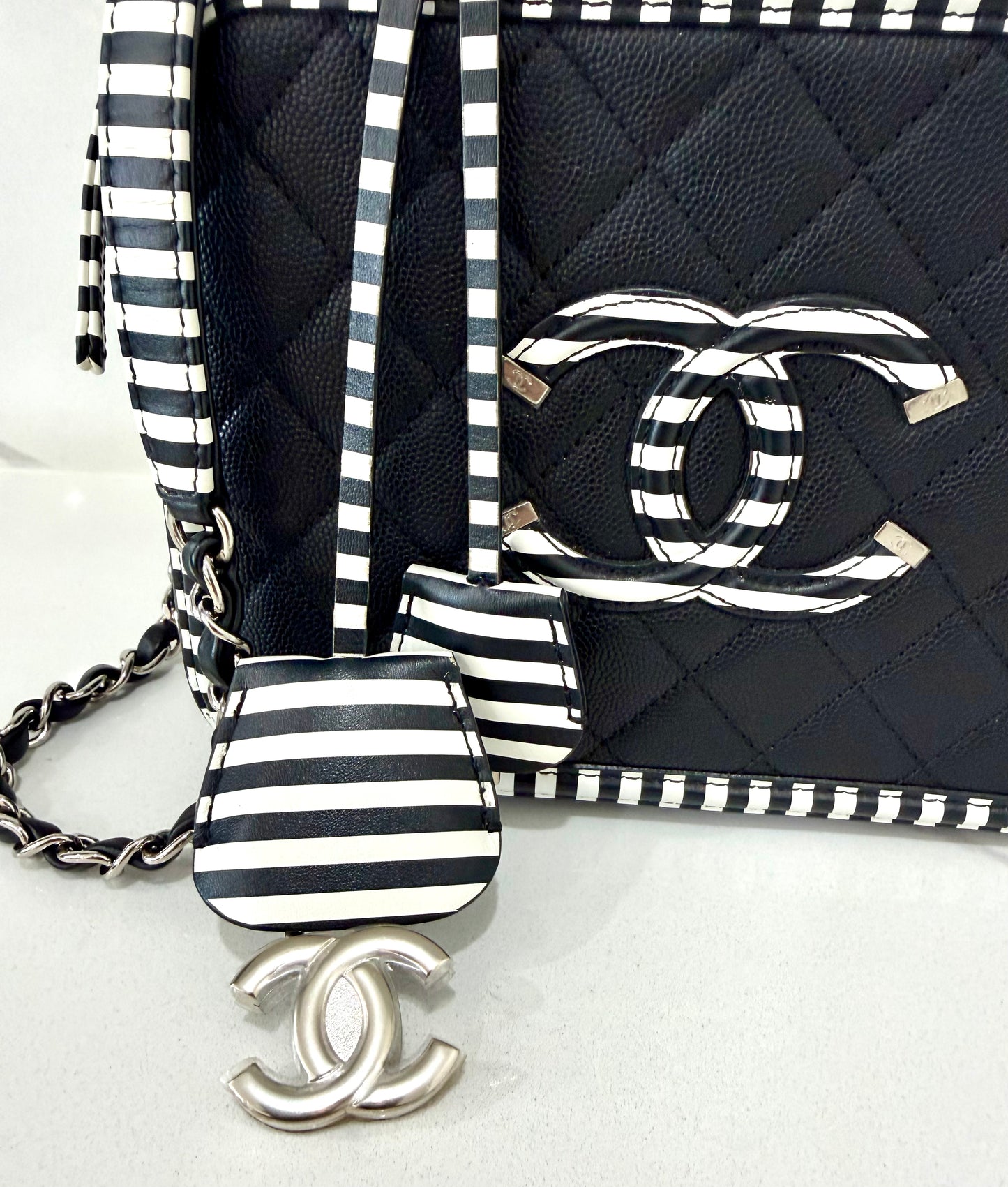 Chanel CC Filigree Vanity Case