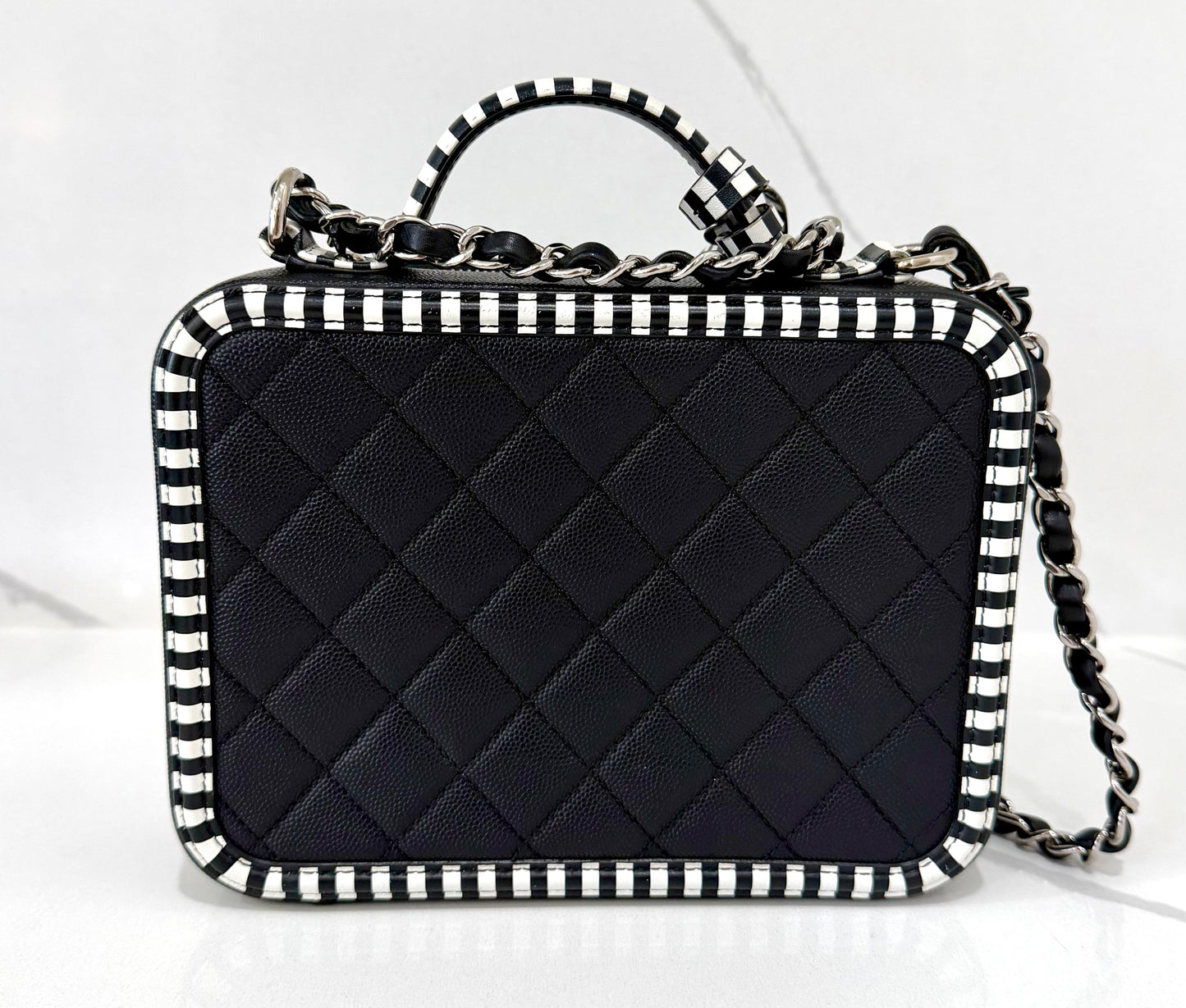 Chanel CC Filigree Vanity Case