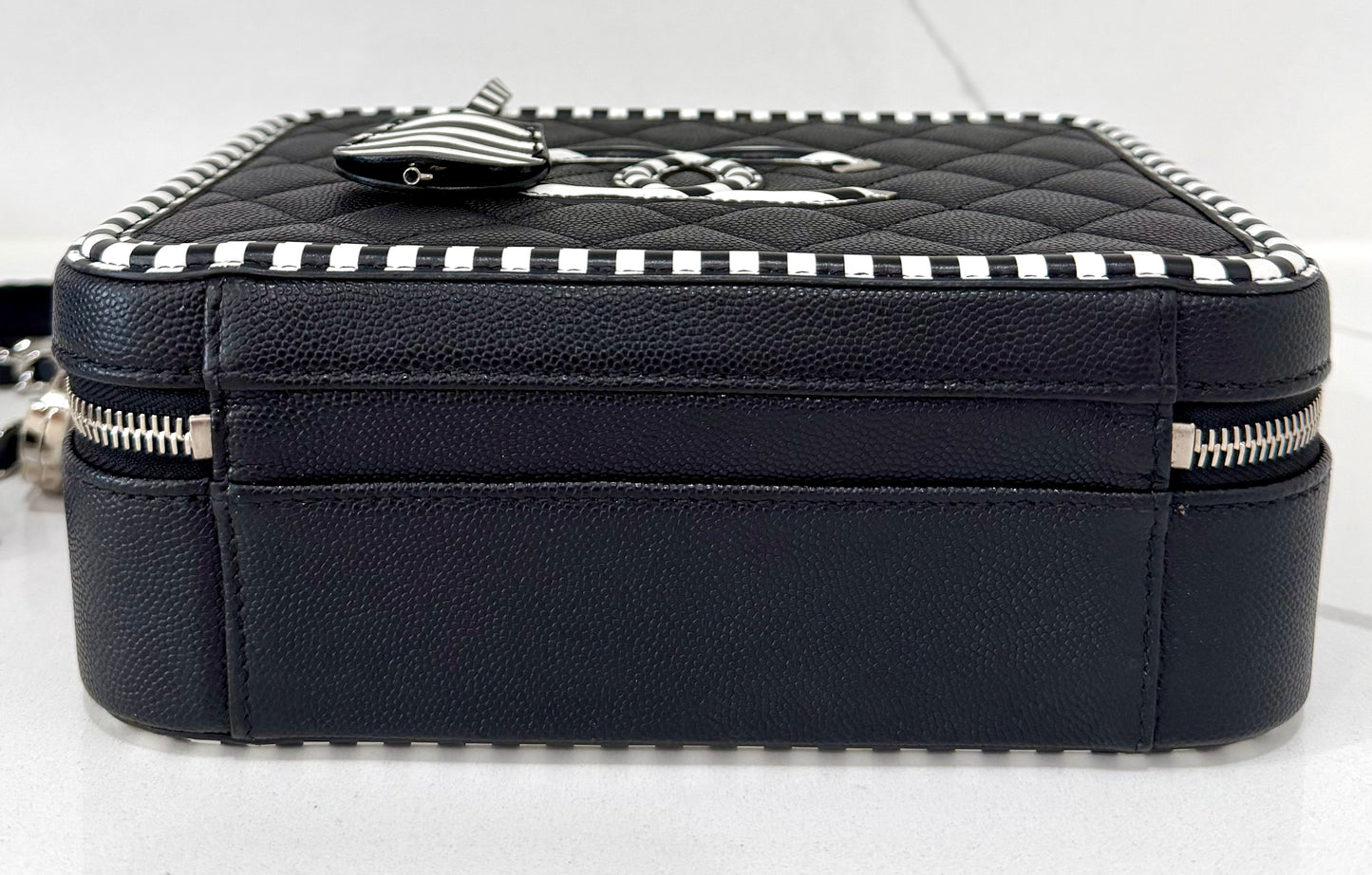Chanel CC Filigree Vanity Case