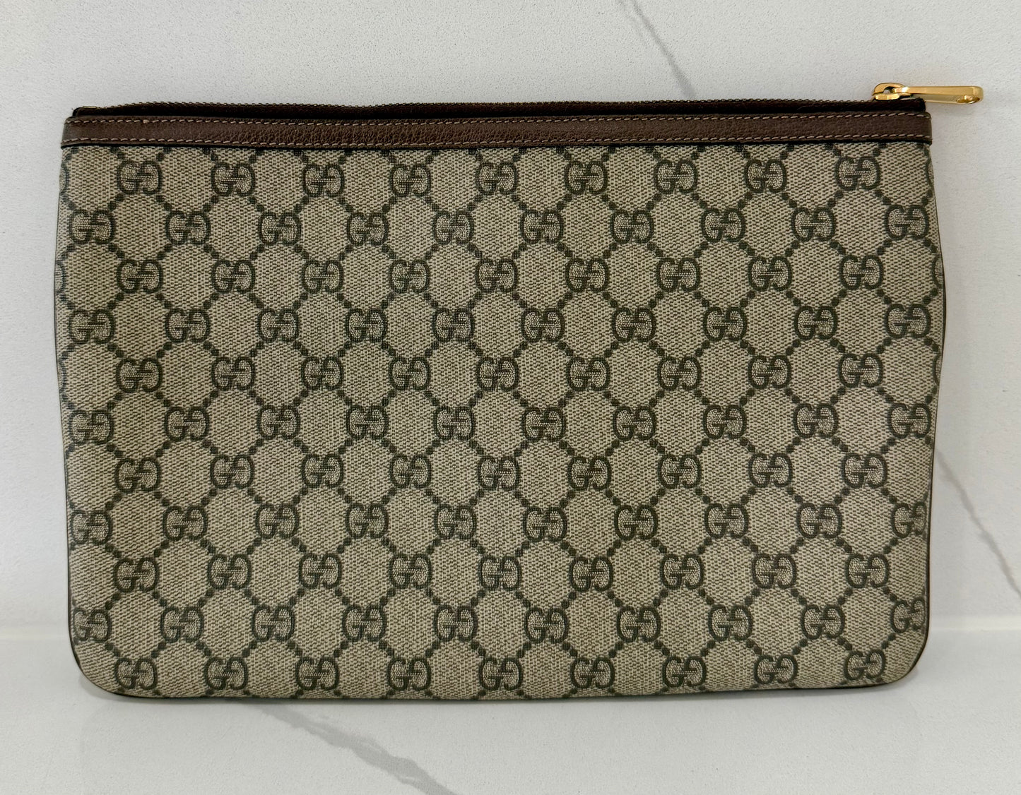 Gucci Ophidia Zip Pouch Clutch
