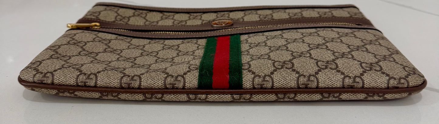 Gucci Ophidia Zip Pouch Clutch