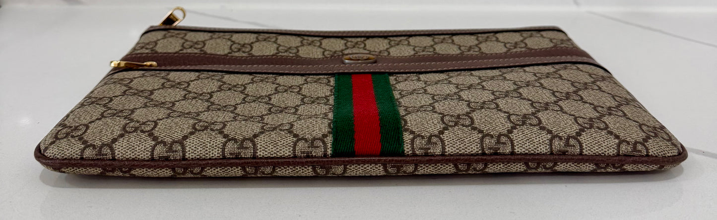 Gucci Ophidia Zip Pouch Clutch