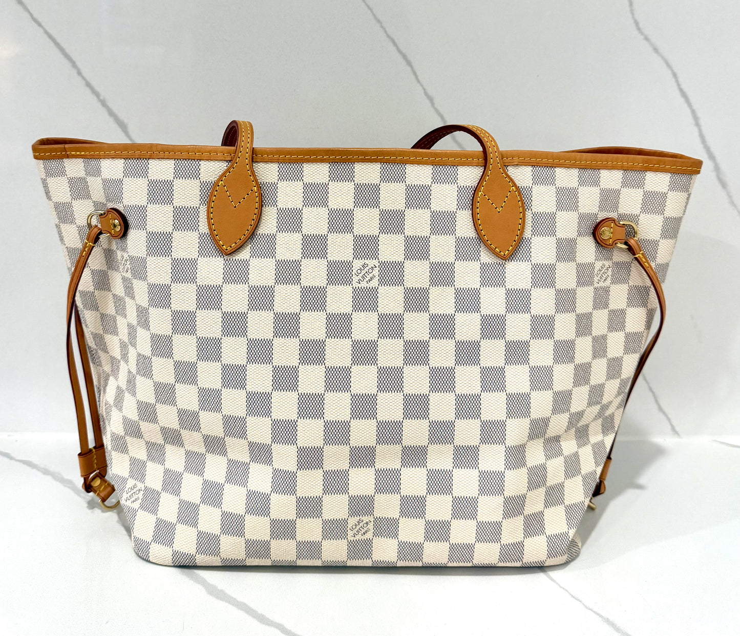Neverfull MM Damier Azur/Pink