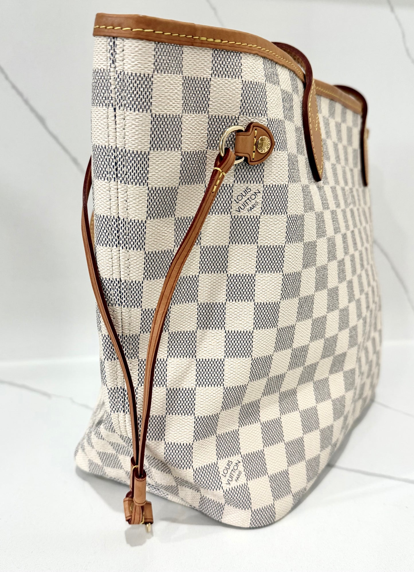 Neverfull MM Damier Azur/Pink