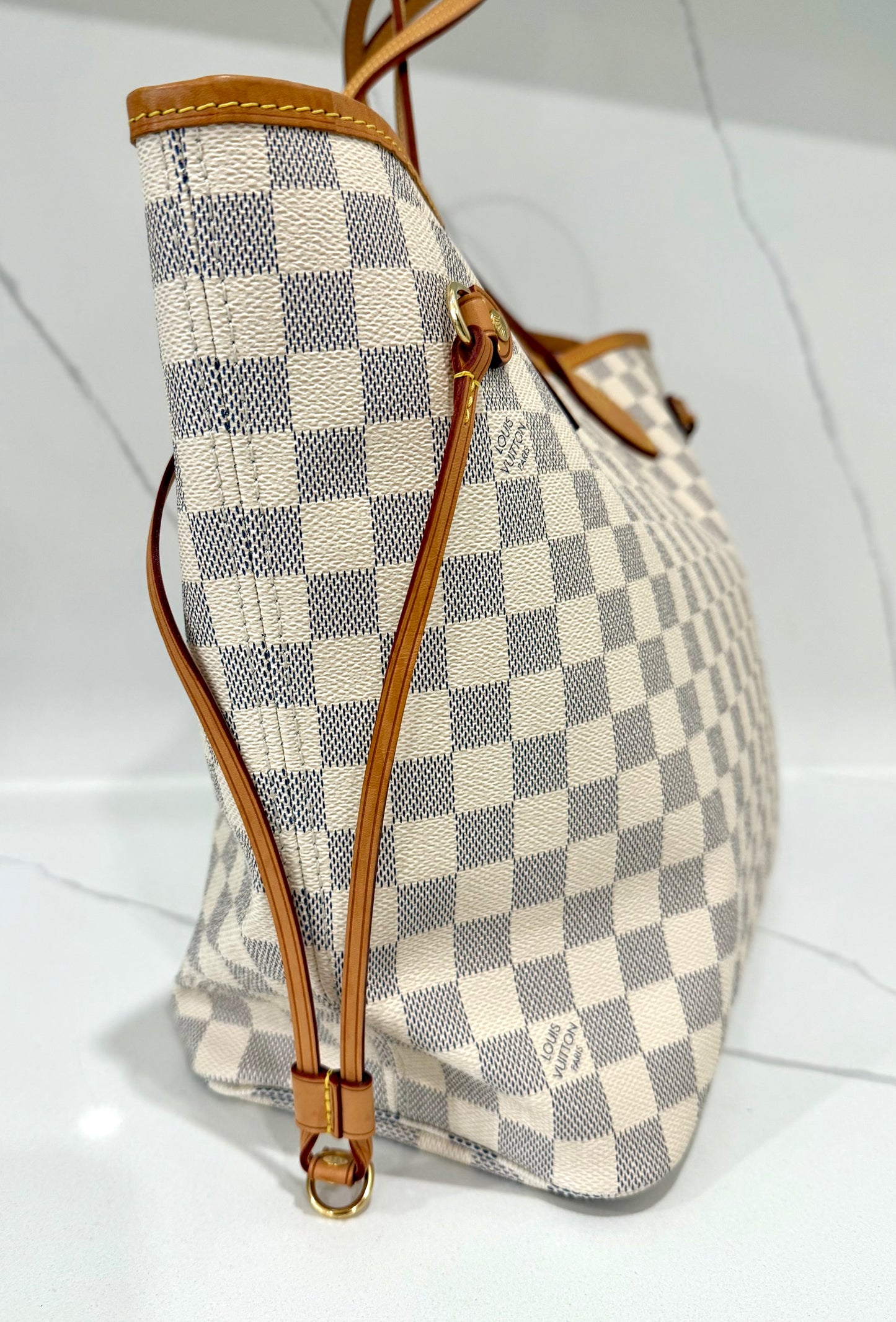 Neverfull MM Damier Azur/Pink