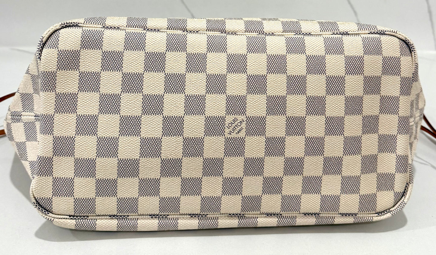 Neverfull MM Damier Azur/Pink