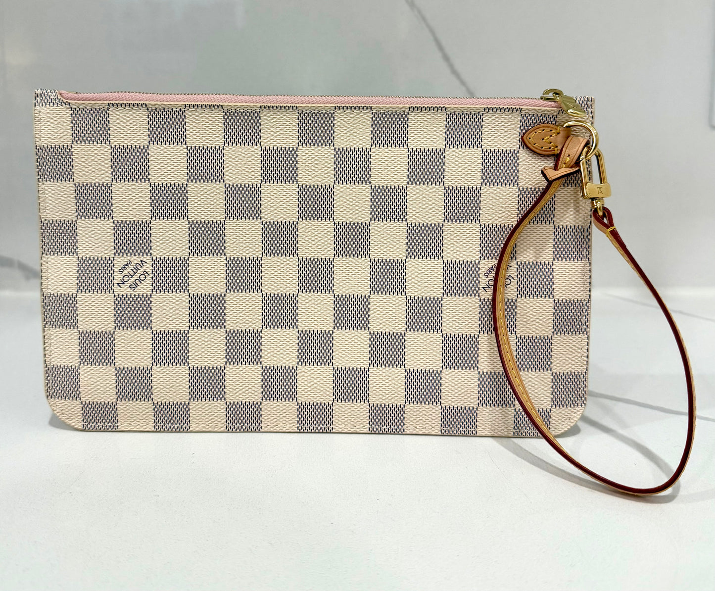 Wristlet Damier Azur/Pink