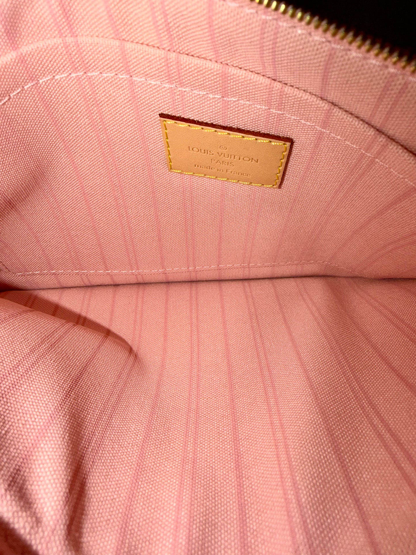 Wristlet Damier Azur/Pink