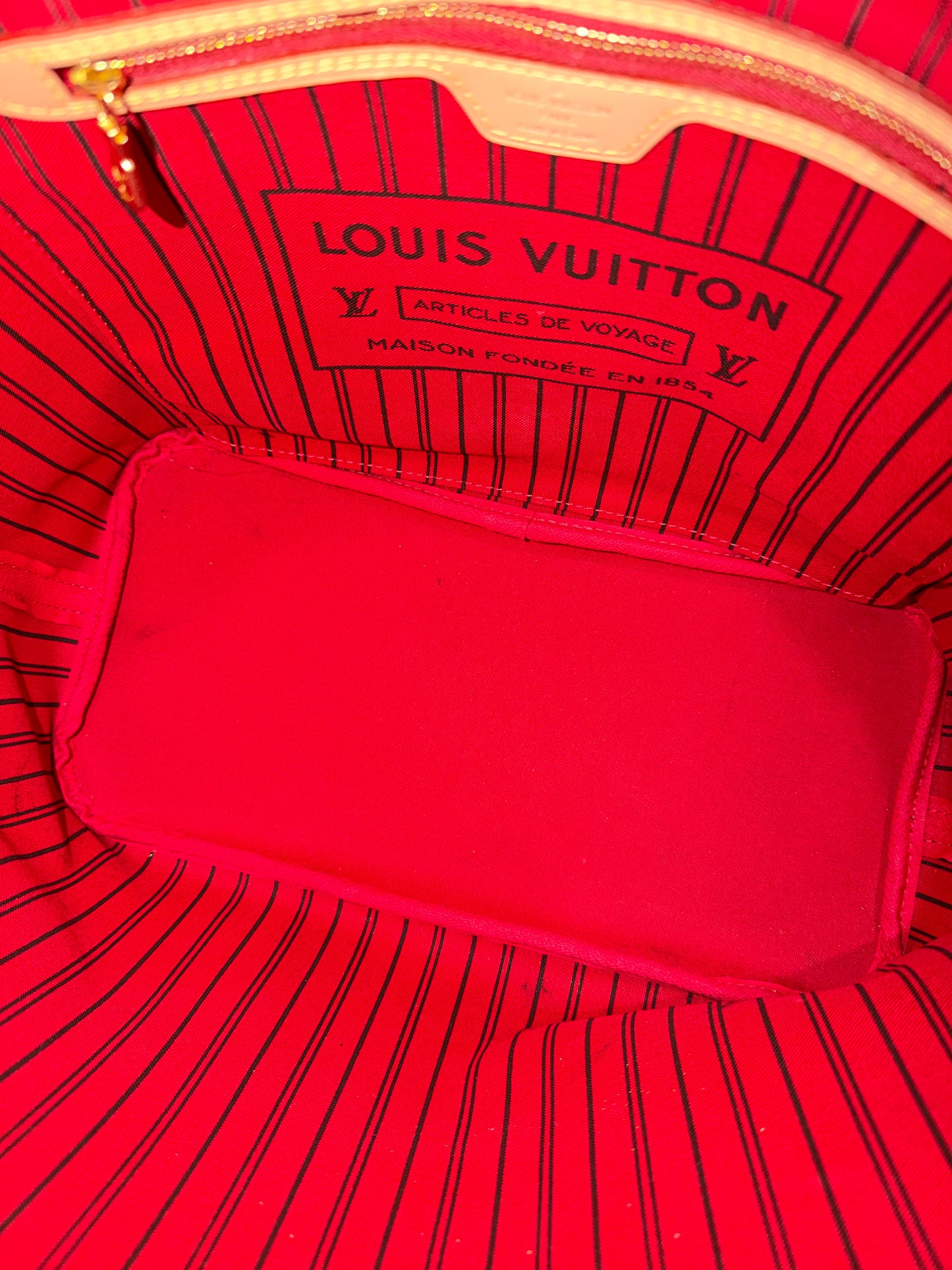 Neverfull MM Monogram/Red