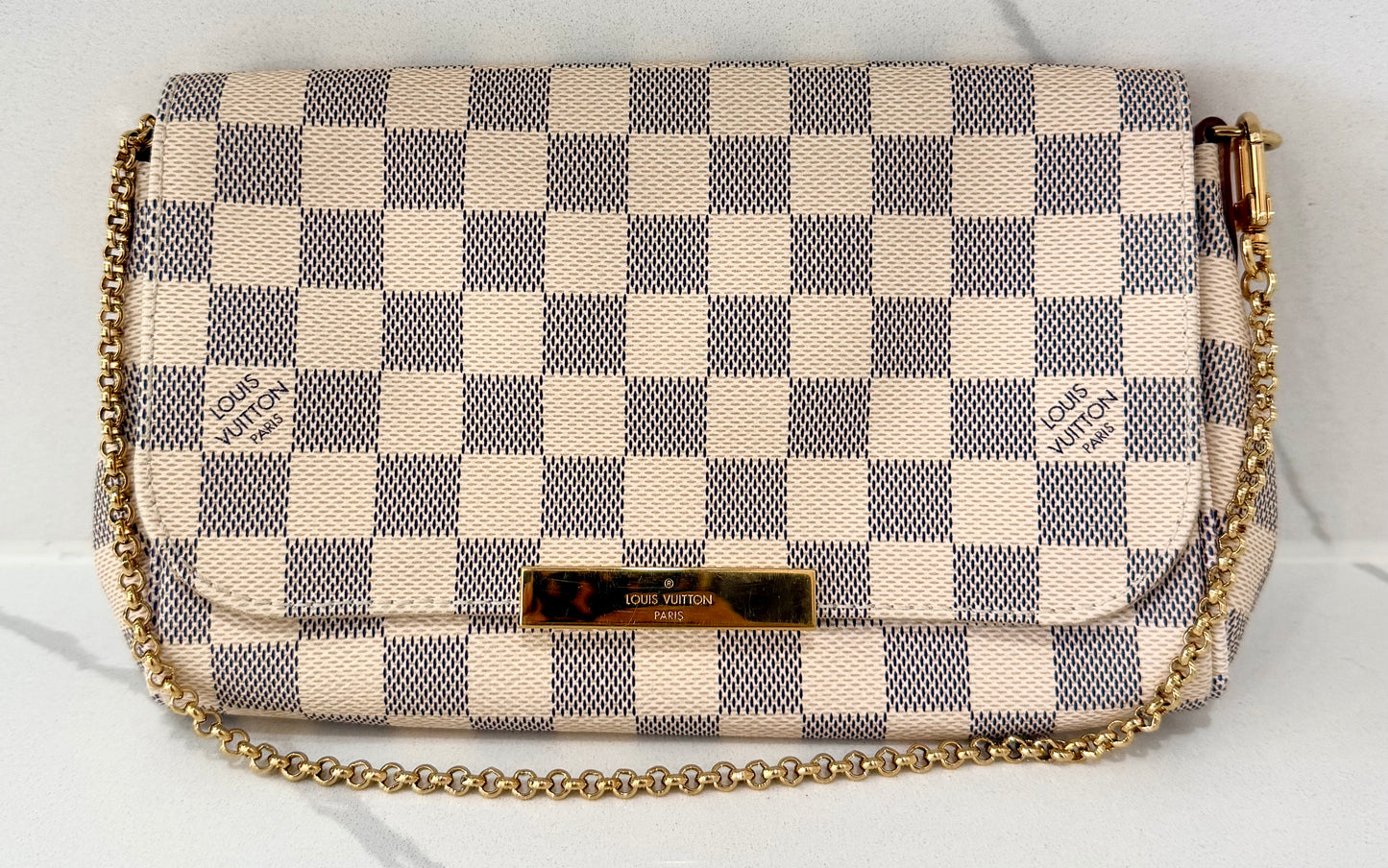 Favorite PM Damier Azur