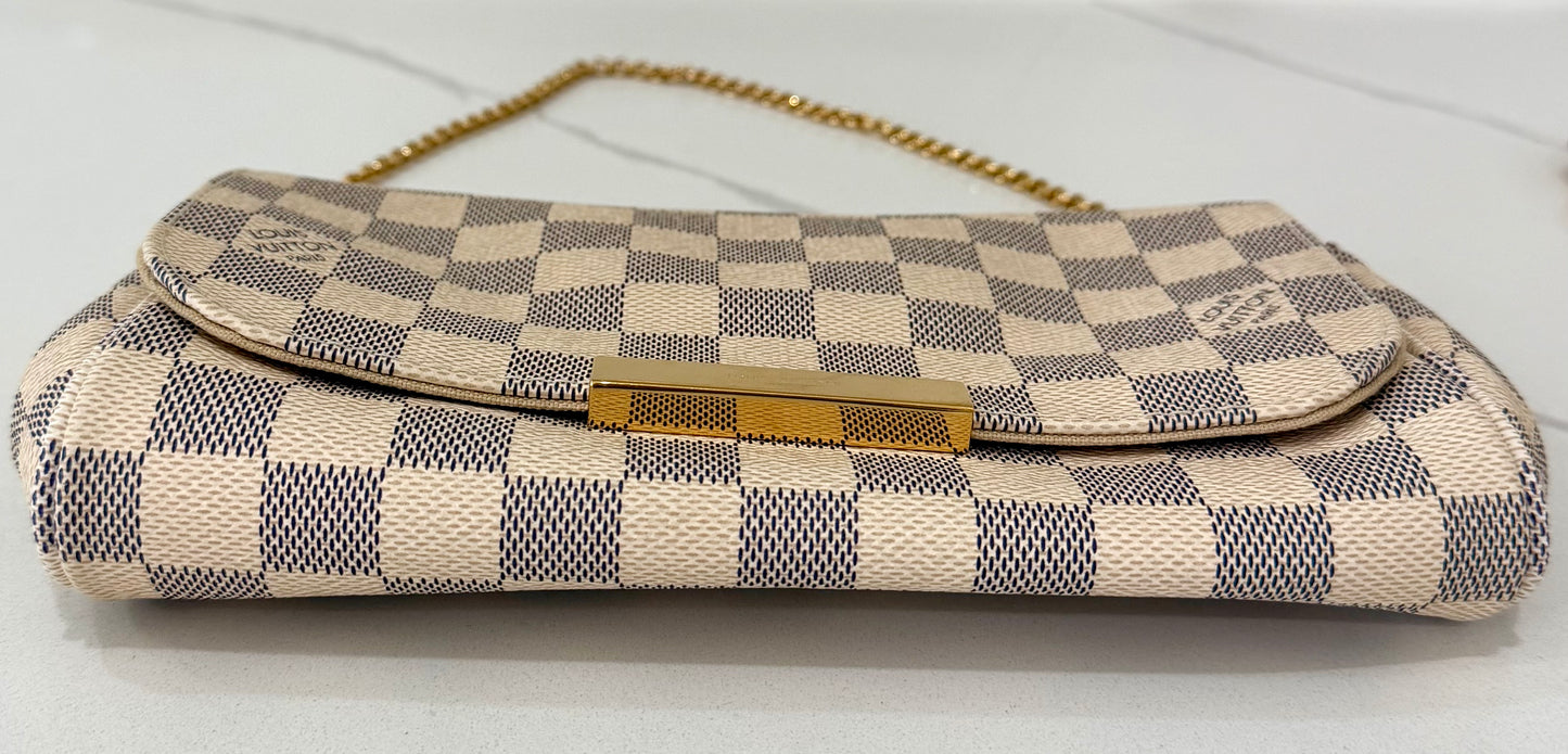 Favorite PM Damier Azur