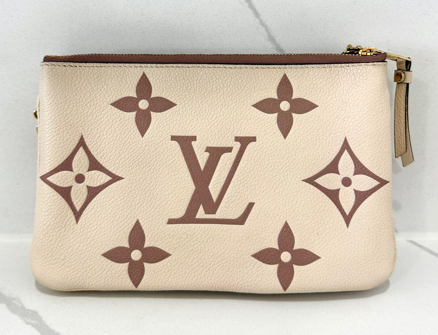 Double Zip Pochette Bicolor