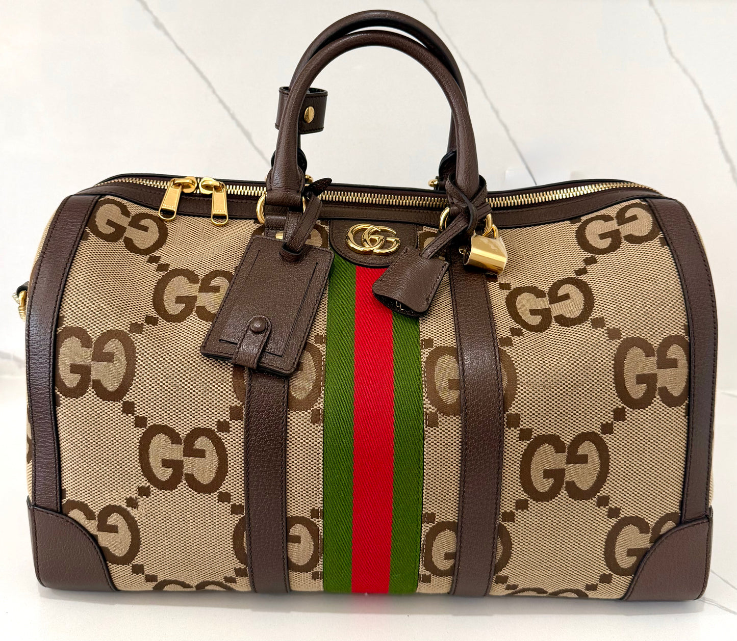 Gucci Jumbo GG Duffle Bag