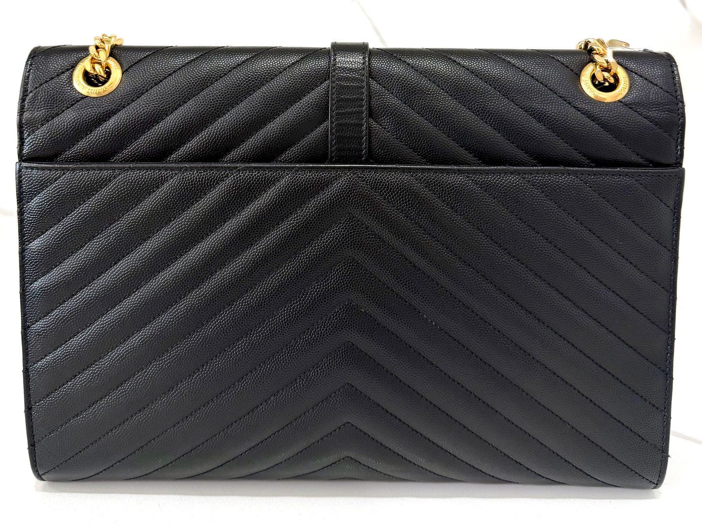 YSL Cassandra Black Large