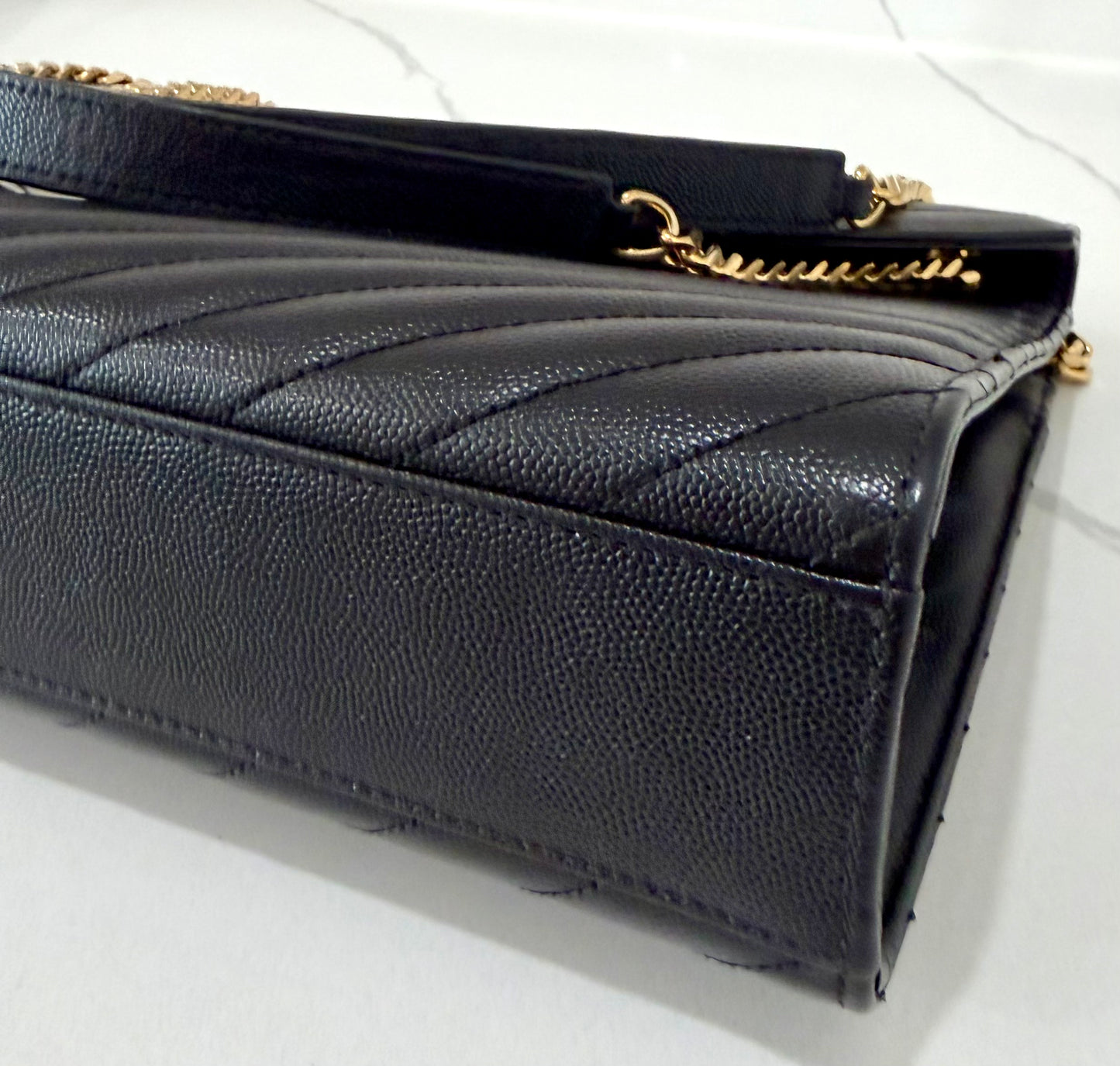 YSL Cassandra Black Large