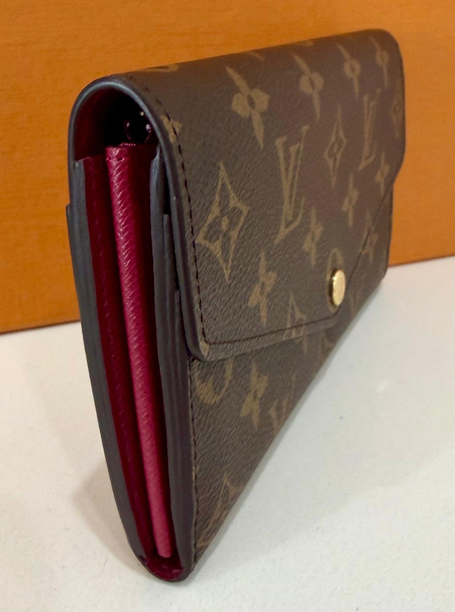 Sarah Wallet Monogram/Pink