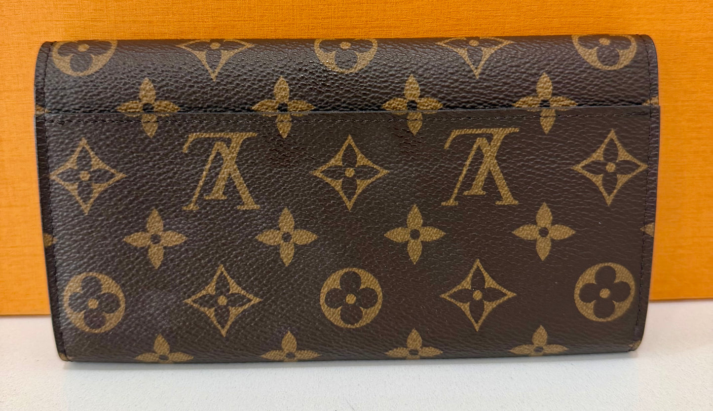 Sarah Wallet Monogram/Pink