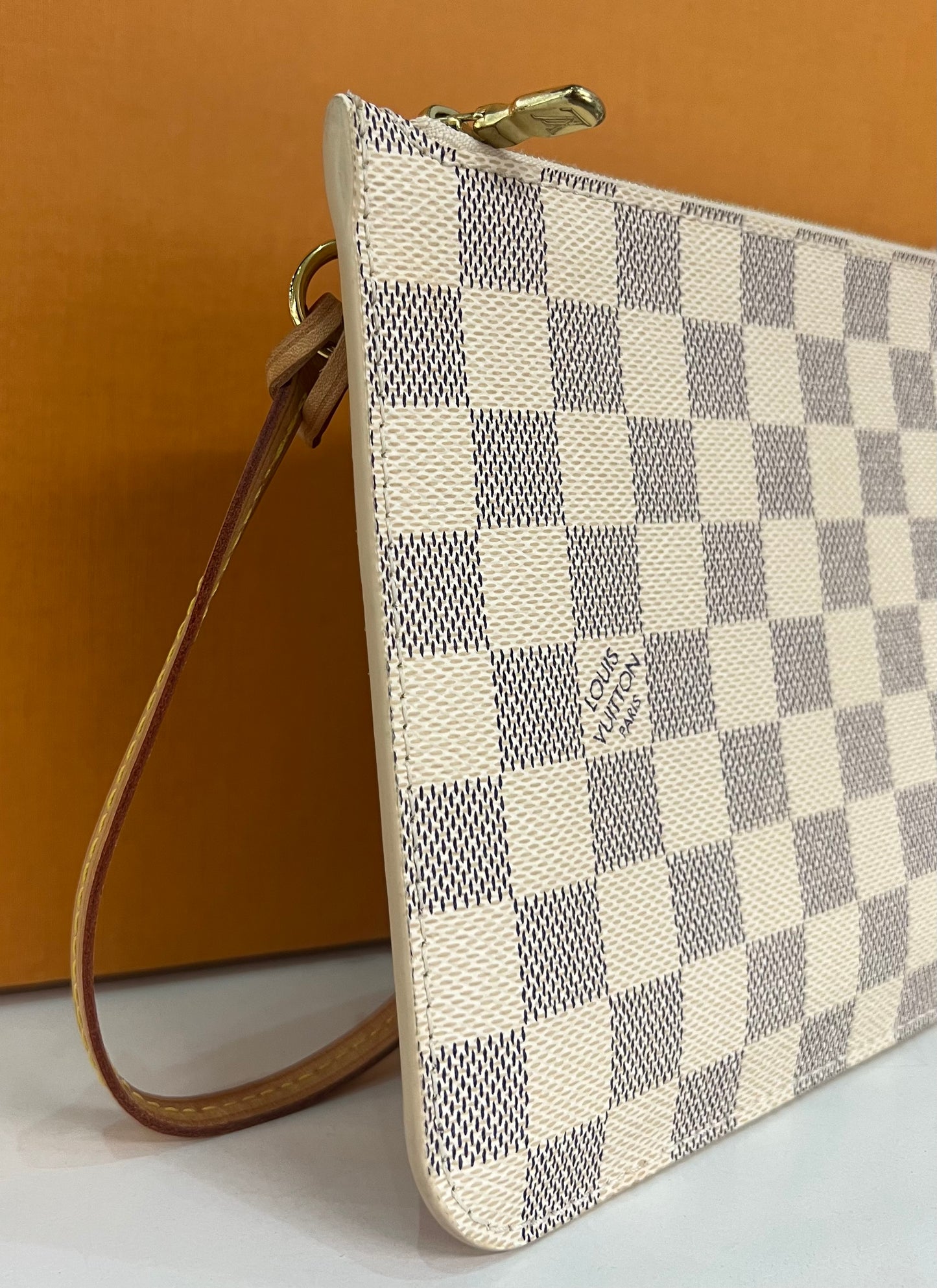 Wristlet Damier Azur