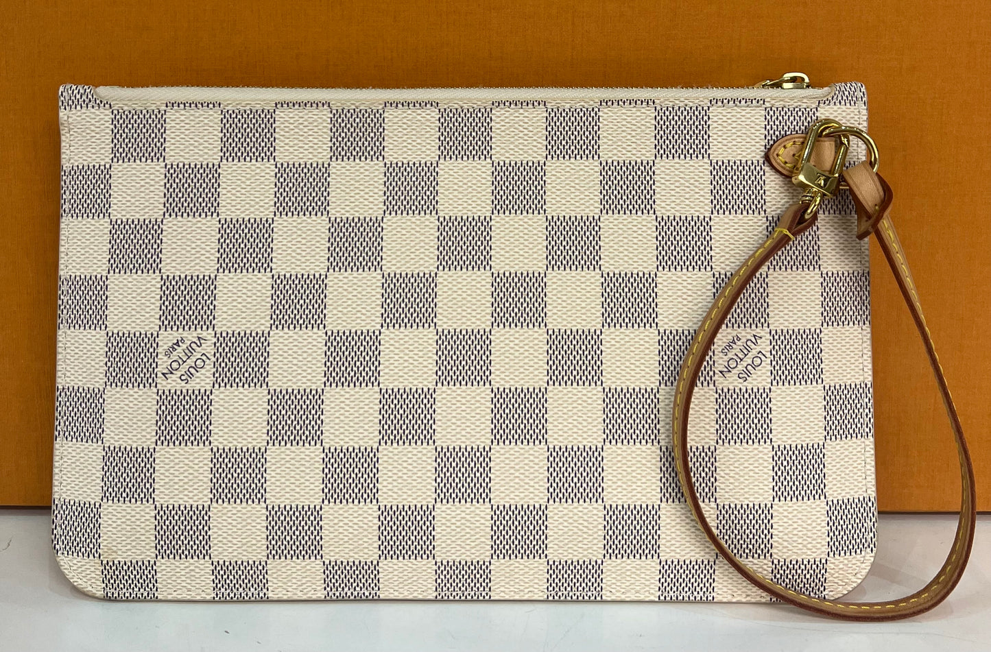 Wristlet Damier Azur
