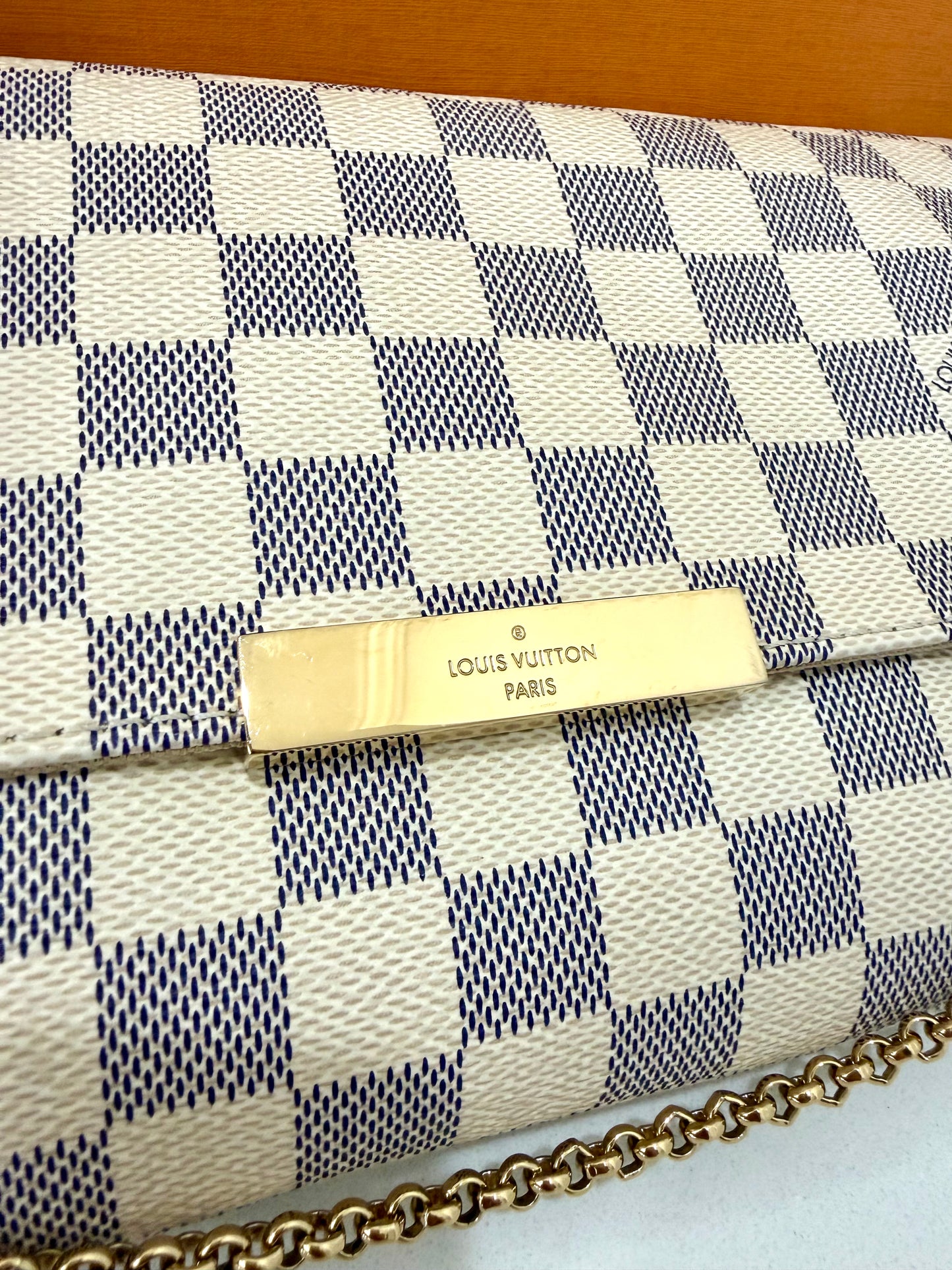 Favorite MM Damier Azur