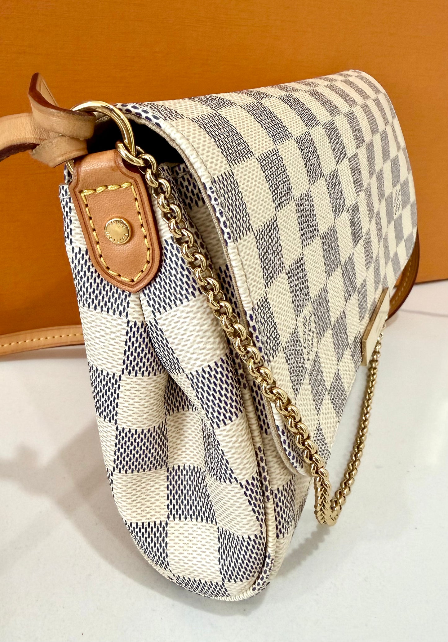 Favorite MM Damier Azur