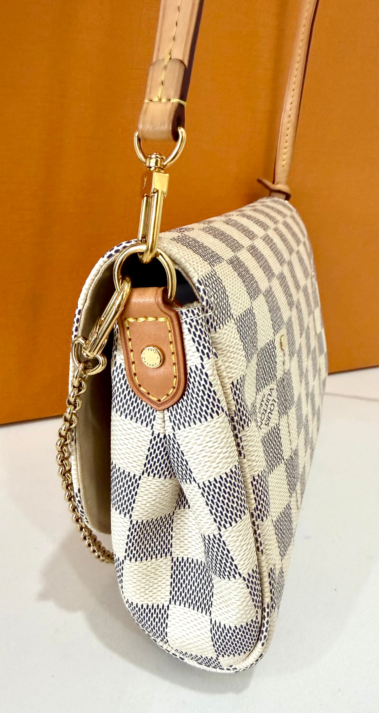 Favorite MM Damier Azur